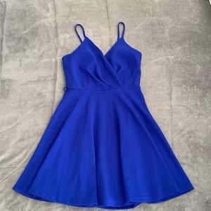 blue mini dress. Papaya brand size M